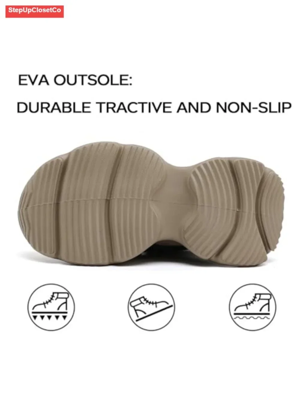Women's Chunky Wedge Walking Shoes Platform Comfort Casual Lace-Up Non-Slip